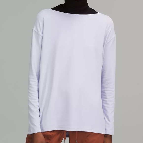 lululemon athletica Tops - Back in action ls tee
